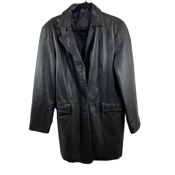 Jacqueline Ferrar Genuine Women's Leather Jacket Size Large - Picture 1 of 4